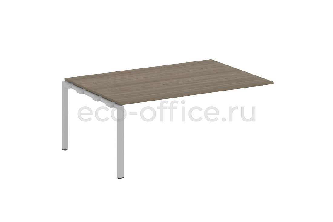 Проходной наборный элемент переговорного стола METAL SYSTEM STYLE БП.ППРГ-5 Вяз Благородный / Серый металл  стоимость