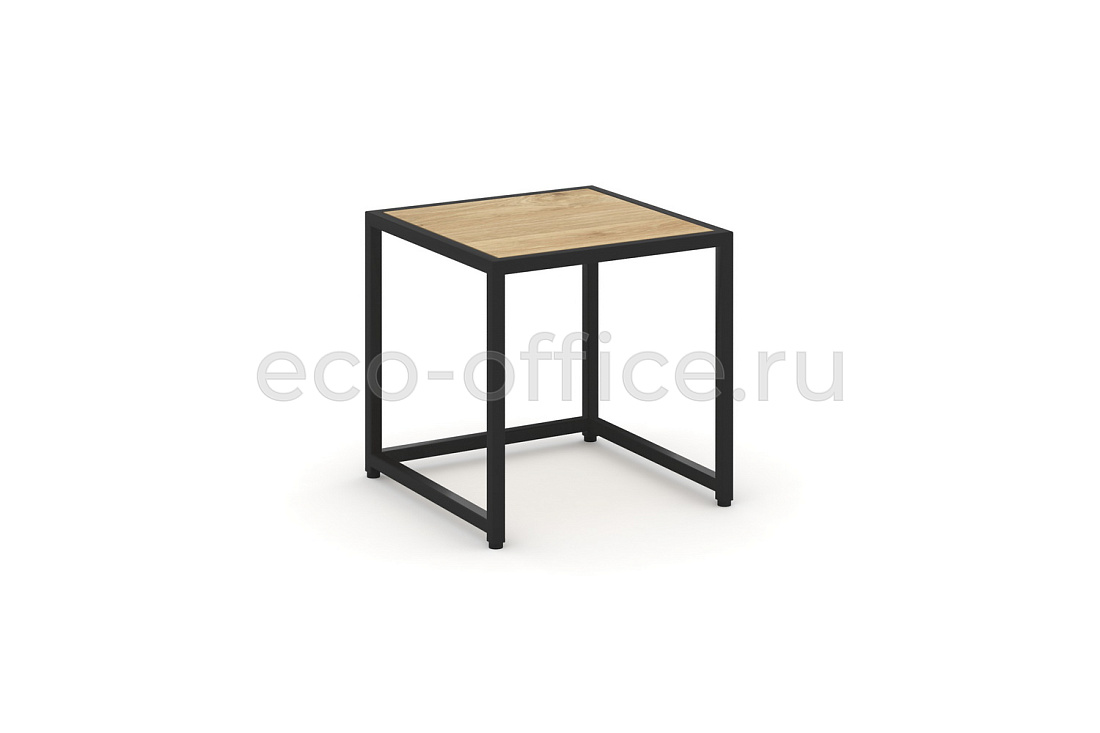 Стол журнальный LOFT VR.L-SJK-40 Тиквуд Светлый / Чёрный металл купить в Севастополе