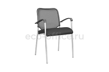Стул посетителя AMIGO Silver ARM 450891/TA17T01 Чёрная сетка купить в Севастополе