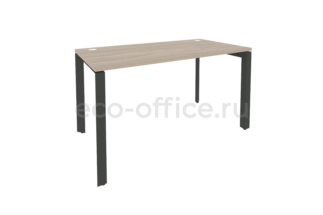 Стол рабочий на П-образном м/к ONIX O.MP-SP-3.7 Дуб Аттик / Антрацит металл  купить в Севастополе