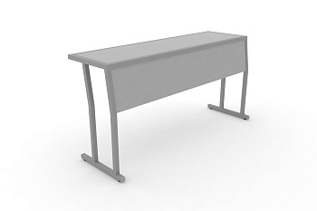 Стол учебный трехместный с царгой DESK DK-1500SP Серый / Серый Металл купить в Севастополе