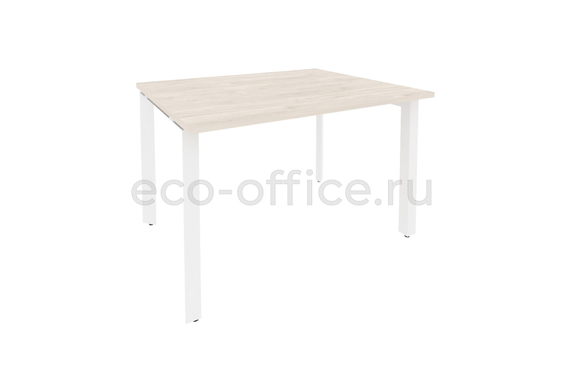 Стол переговорный (1 столешница) ONIX O.MP-PRG-1.2 Денвер Светлый / Белый металл  купить в Севастополе
