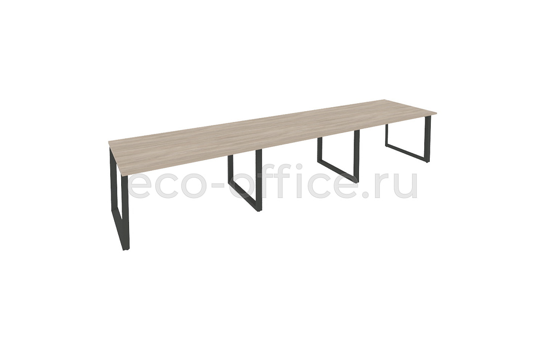 Стол переговорный (3 столешницы) ONIX O.MO-PRG-3.3 Дуб Аттик / Антрацит металл  купить в Севастополе