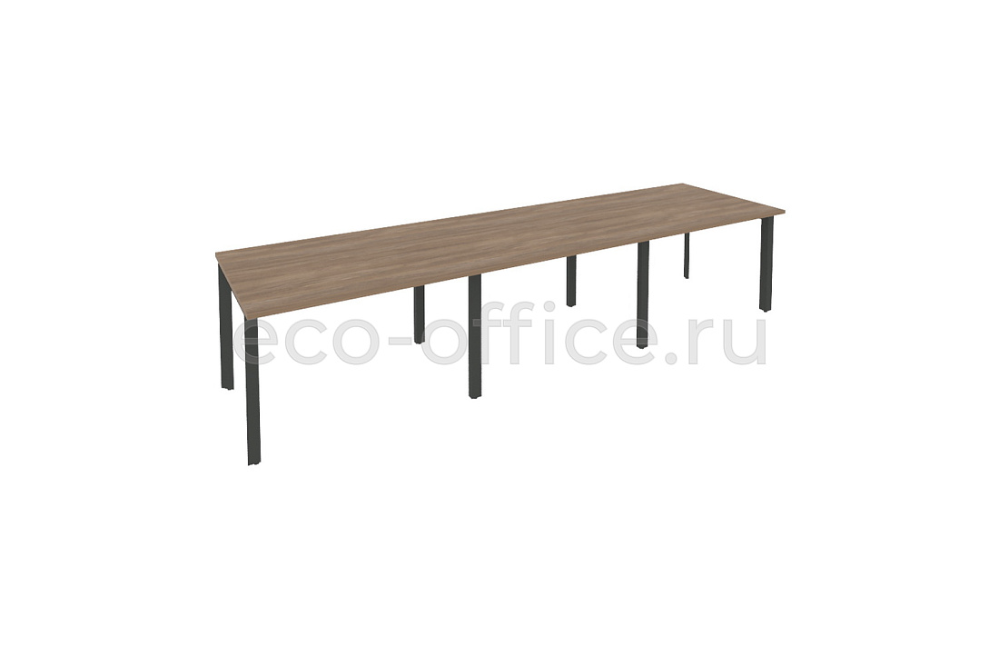 Стол переговорный (3 столешницы) ONIX O.MP-PRG-3.2 Дуб Аризона / Антрацит металл  купить в Севастополе