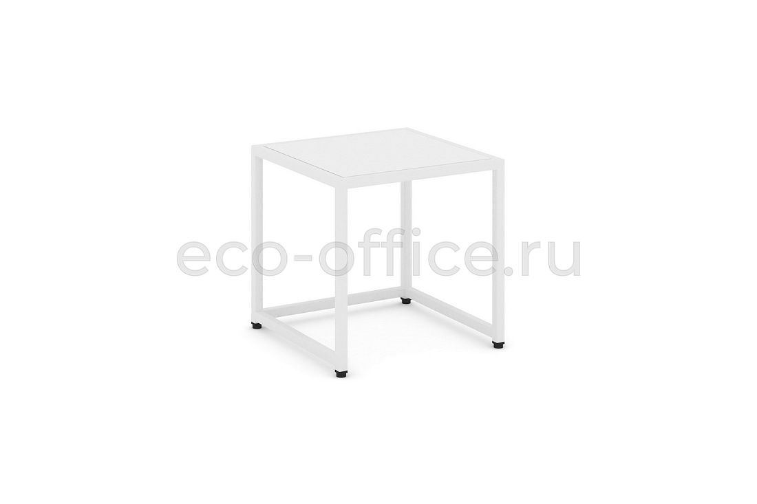 Стол журнальный LOFT VR.L-SJK-40 Белый бриллиант / Белый металл купить в Севастополе