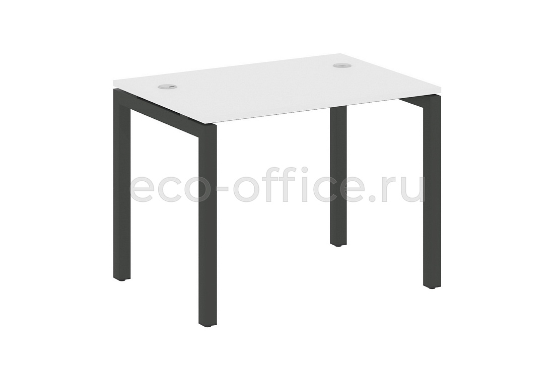 Стол письменный METAL SYSTEM QUATTRO 5x5 50БП.СП-1 Белый / Антрацит металл купить в Севастополе