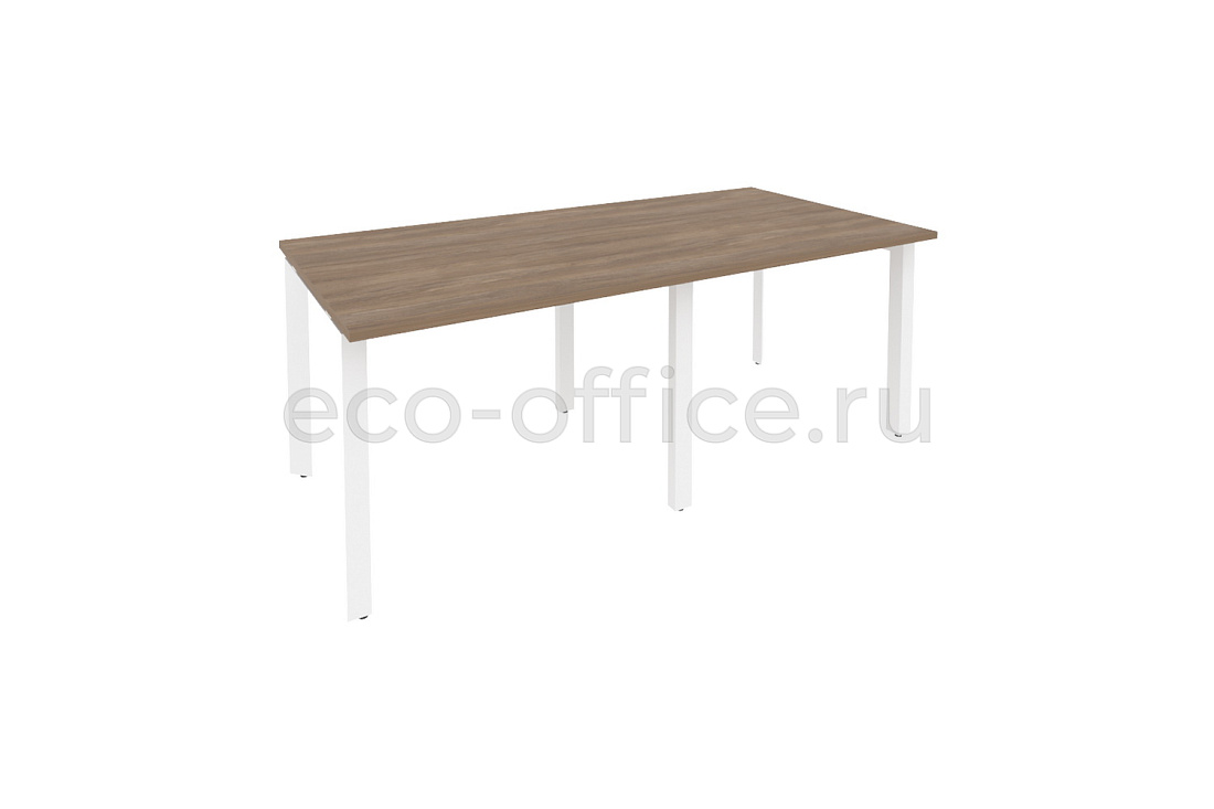 Стол переговорный (2 столешницы) ONIX O.MP-PRG-2.1 Дуб Аризона / Белый металл  купить в Севастополе