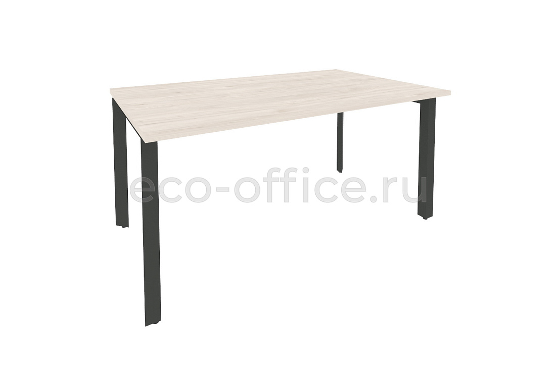 Стол переговорный (1 столешница) ONIX O.MP-PRG-1.4 Денвер Светлый / Антрацит металл купить в Севастополе