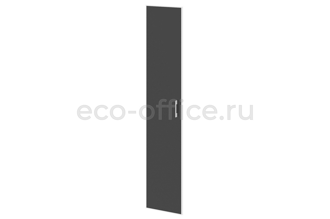 Дверь высокая стеклянная левая YALTA LT.S-1 R (L) black Чёрное стекло купить в Севастополе