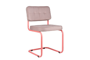 Комплект конференц-кресел ECO-CHAIR COLOMBO Comfort CLM-05 Розовый велюр / Винтажная роза металл фото