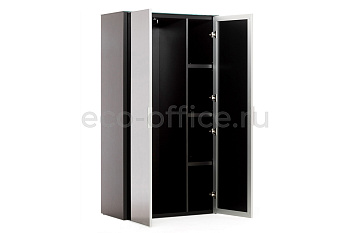 Гардероб 2 двери GALA NEWLIB2/899 + LIBSH/899 BLACK GLASS купить в Севастополе