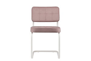Комплект конференц-кресел ECO-CHAIR COLOMBO Comfort CLM-05 Розовый велюр / Белый металл фото