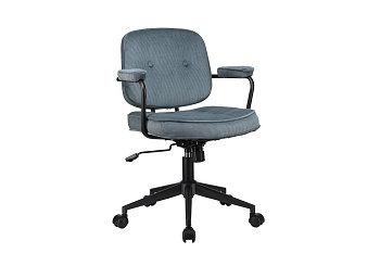 Кресло ECO-CHAIR CHESTER W-221T Синий велюр купить в Севастополе