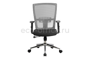 Кресло офисное RV Chair FIX 831E Серая сетка / Чёрная ткань фото