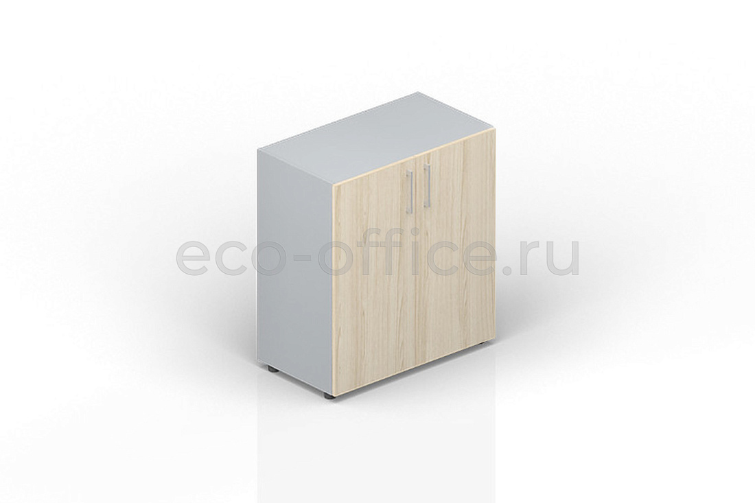 Шкаф для документов низкий OMLS762 Акация Аури / Белый  стоимость