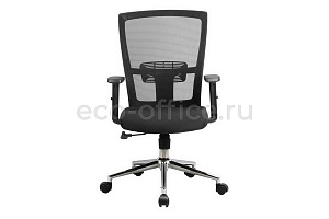 Кресло офисное RV Chair FIX 831E Чёрная сетка / Чёрная ткань фото