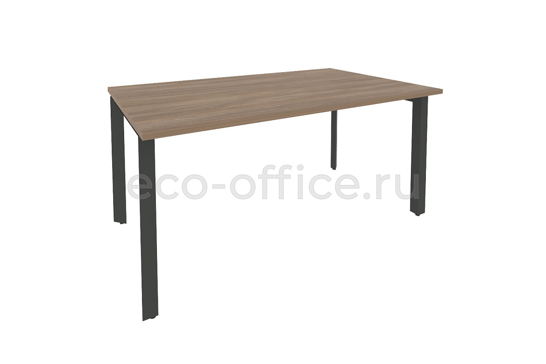 Стол переговорный (1 столешница) ONIX O.MP-PRG-1.4 Дуб Аризона / Антрацит металл  купить в Севастополе