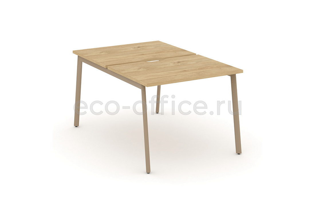 Рабочая станция на 2 места ESTETICA ES.D.RS-2.1-VP Тиквуд Светлый купить в Севастополе