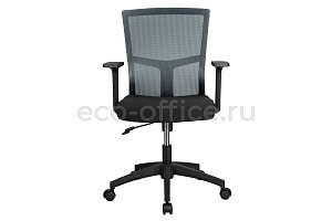Кресло офисное RV Chair PLAST 923 Серая сетка / Чёрная ткань фото